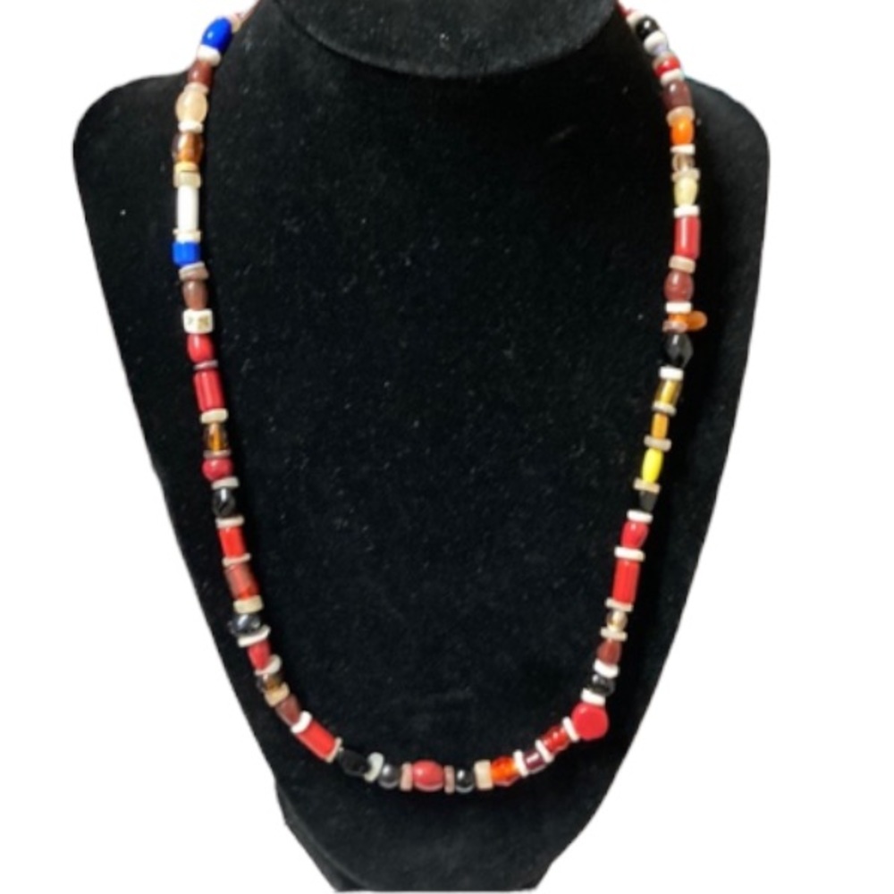 Native made beaded necklace